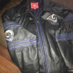 NFL Rams Leather Jacket